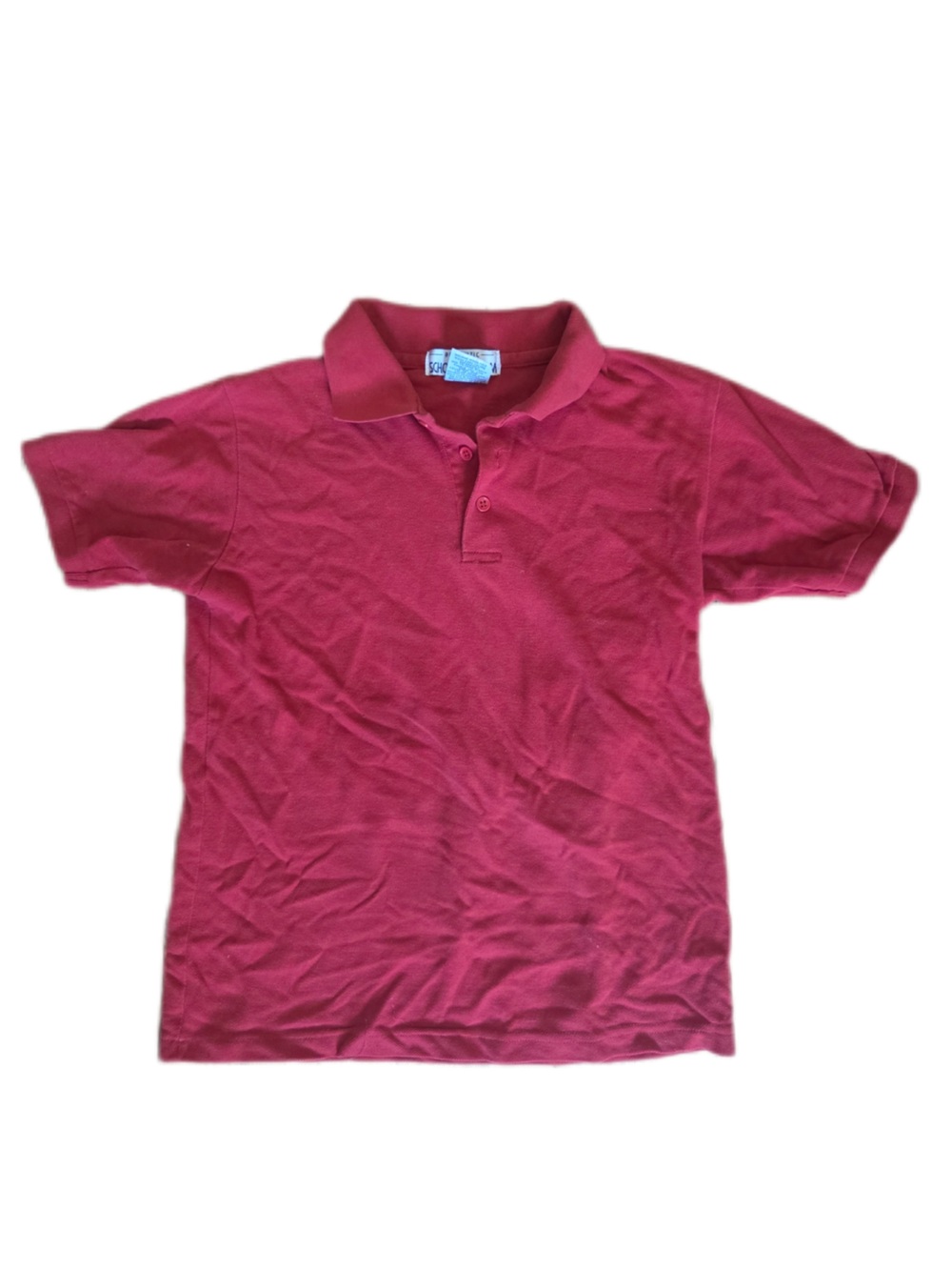 Galaxy By Harvic Kids Polo Shirt - Berry Red